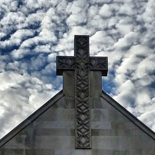 Cross on Clouds #huntingtoninsta #huntingtonwv