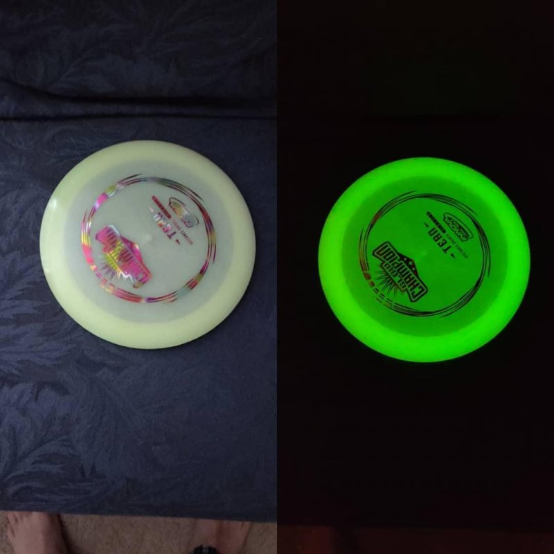 Before and after Glow
#discgolf 